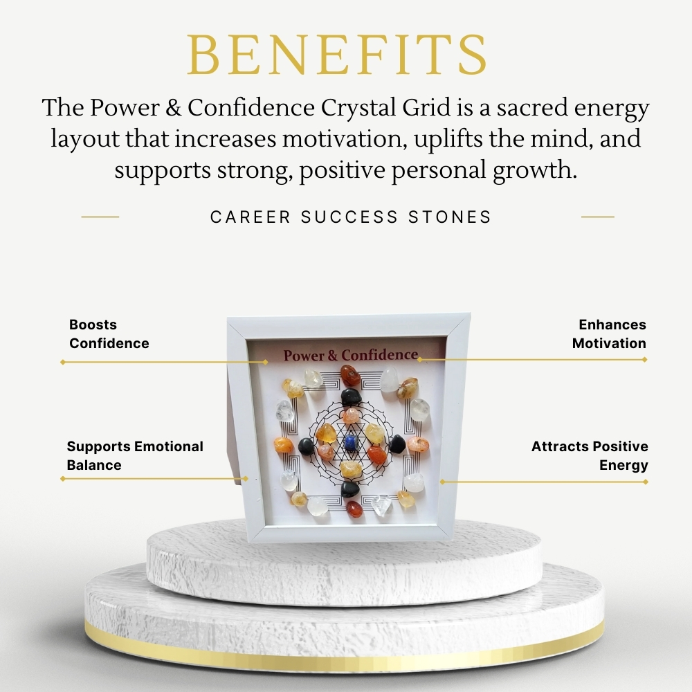 Power & Confidence Crystal Grid for Positive Energy - Image 2