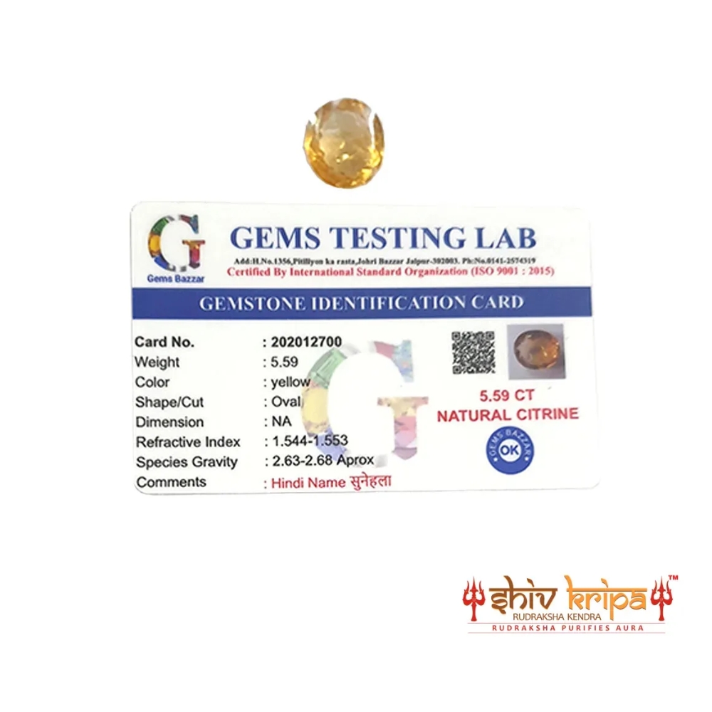 Buy Natural Golden Topaz for Success & Prosperity - Image 3