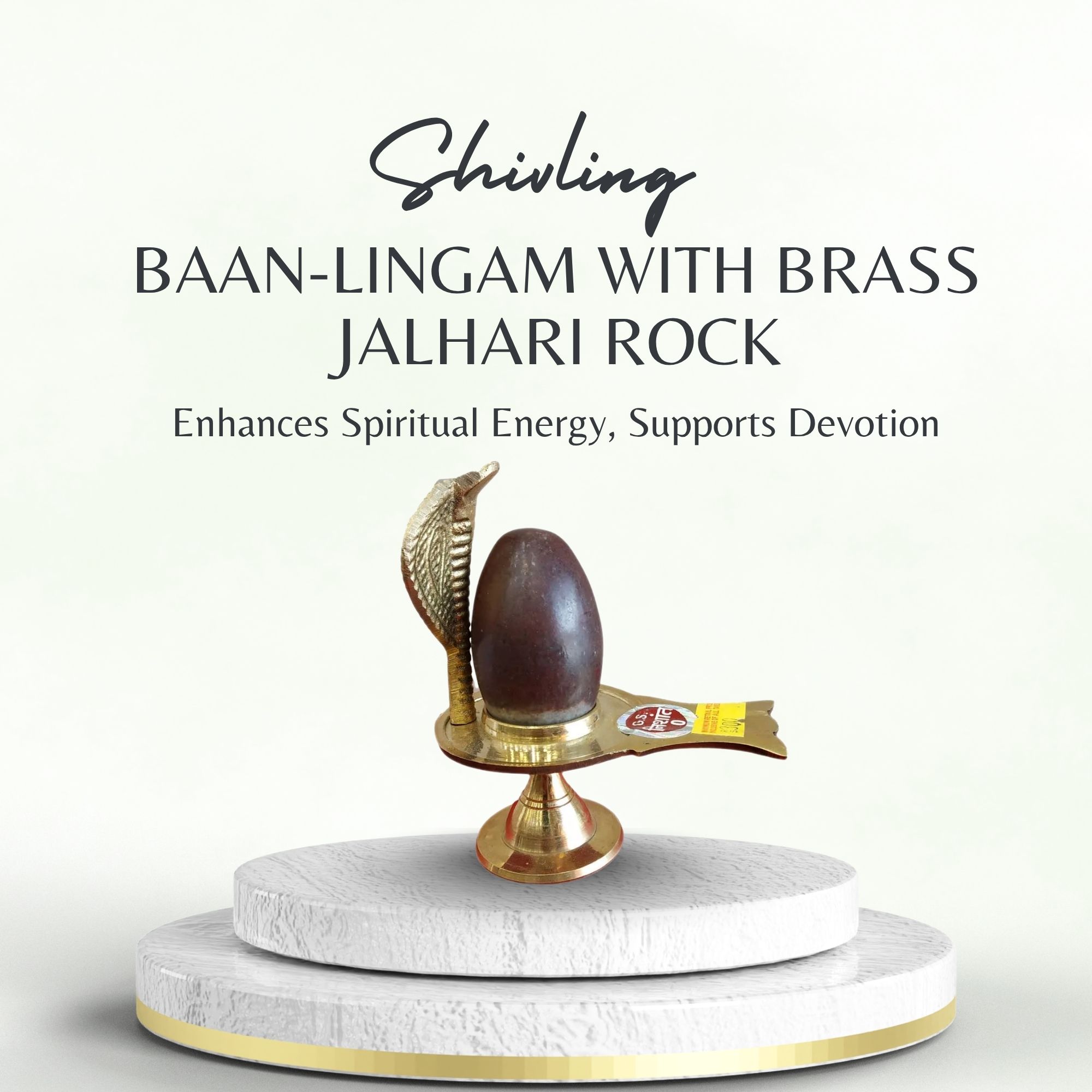 Narb-deshwar shivling with brass jalhari