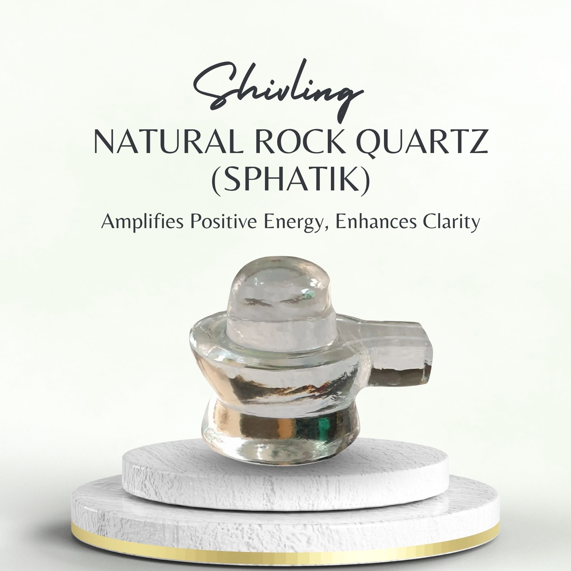 Sphatik /Rock crystal-SHIVLING