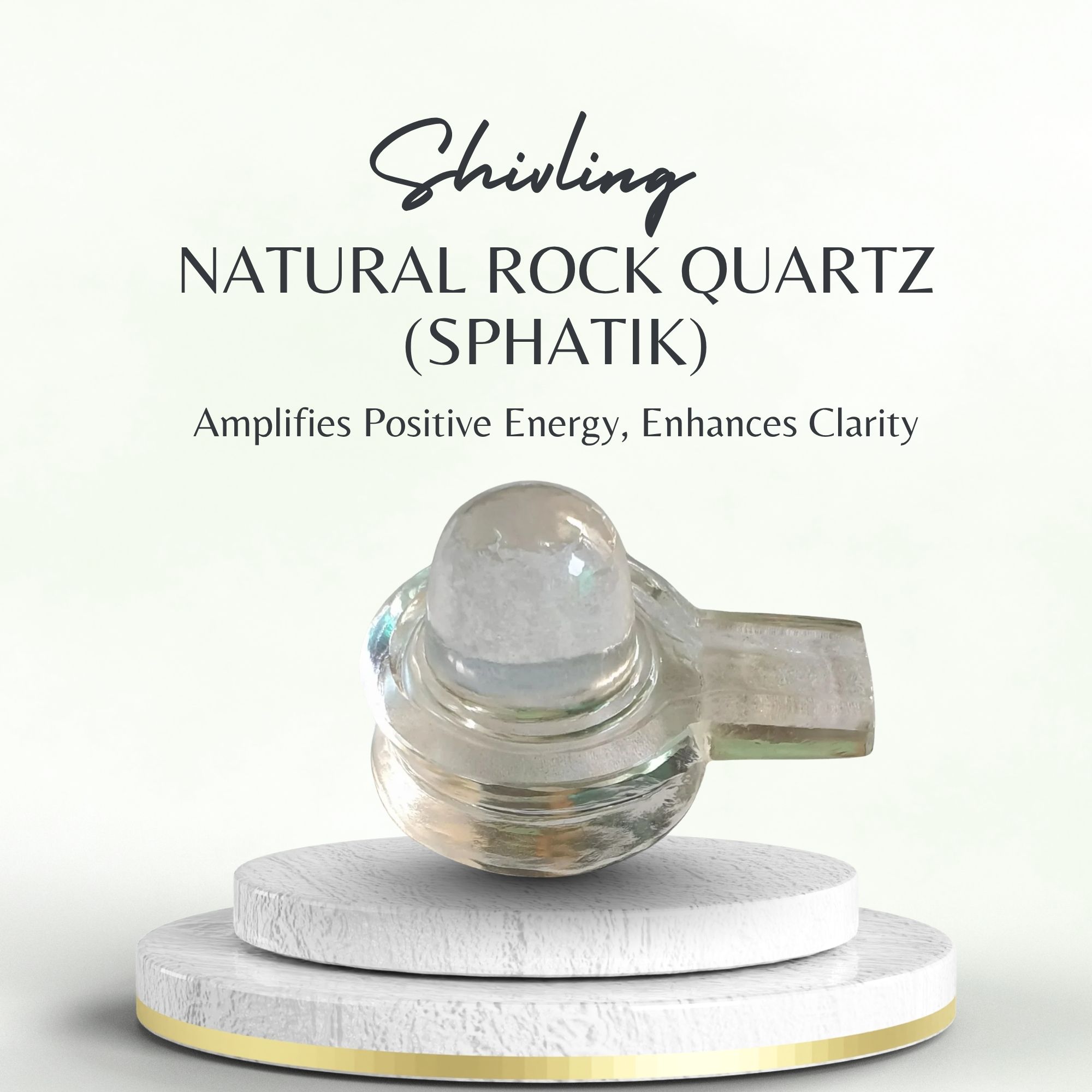 Sphatik /Rock crystal-SHIVLING