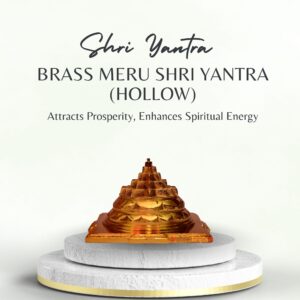 Brass Meru Shri Yantra (Hollow)