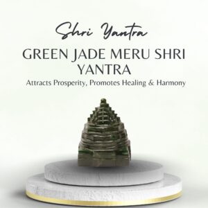 Green Jade Meru Shri Yantra