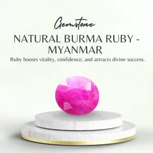 Buy Natural Burma Ruby 7.21 Carat | Certified Myanmar Gem