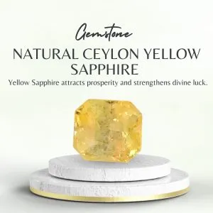 Buy Ceylon Yellow Sapphire 11.45 Carat | Natural Gemstone