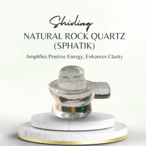 Sphatik /Rock crystal-SHIVLING