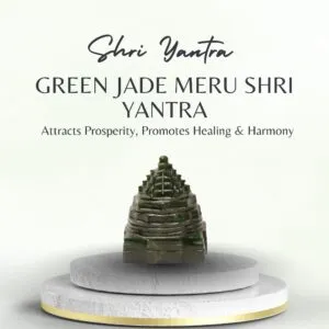 Green Jade Meru Shri Yantra